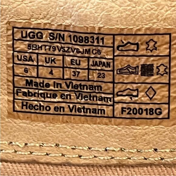 UGG Knee high suede boots, Bandera Biker Combat Moto style size 6‎ - Picture 7 of 12